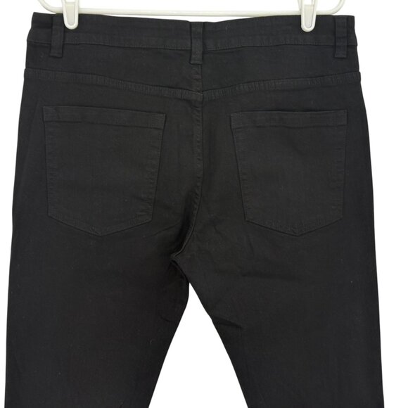 Looney Tunes Men's Stretch Black Jeans Cartoon's Graphic Bling Bunny Size 36 NWT - Picture 4 of 11